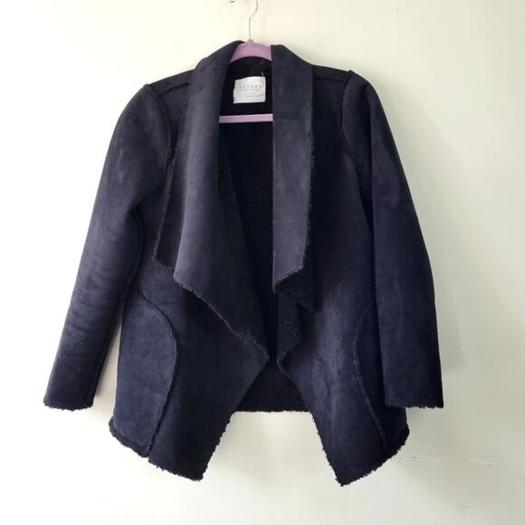 Velvet by Graham & Spencer Faux Sherpa Open Fron Jacket - Picture 1 of 7